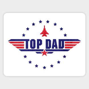 Top Dad Vintage Sticker